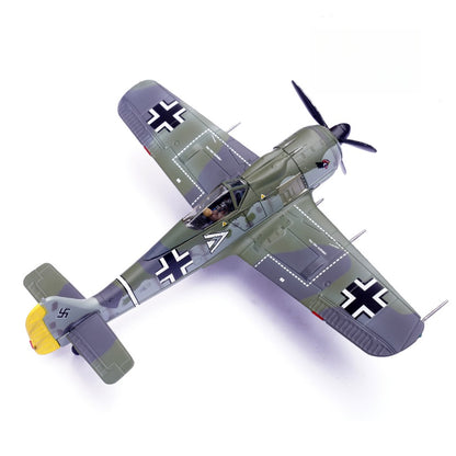 1/72 Scale Focke-Wulf Fw 190 A WWII German Fighter Hans Hahn Diecast Model Aircraft