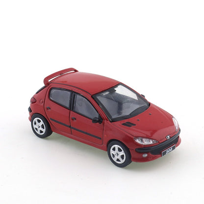 1/64 Scale Peugeot 206 5-door Hatchback Diecast Model Car