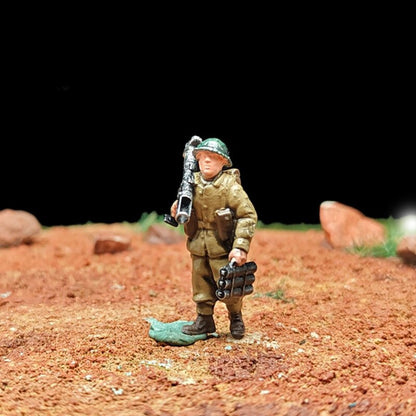 1/72 Scale Army Soldiers Painted Figures for Model Dioramas