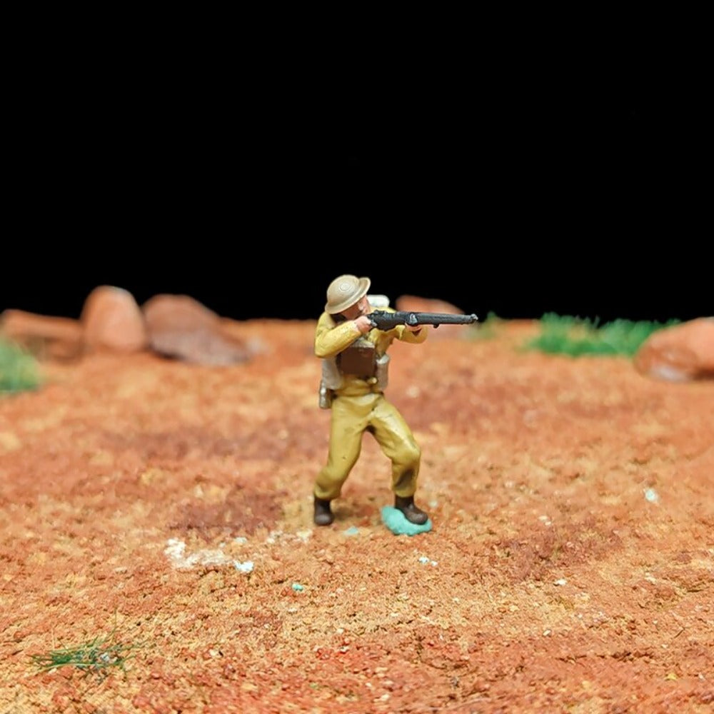 1/72 Scale Soldiers Painted Figurines for Model Battlefield Dioramas