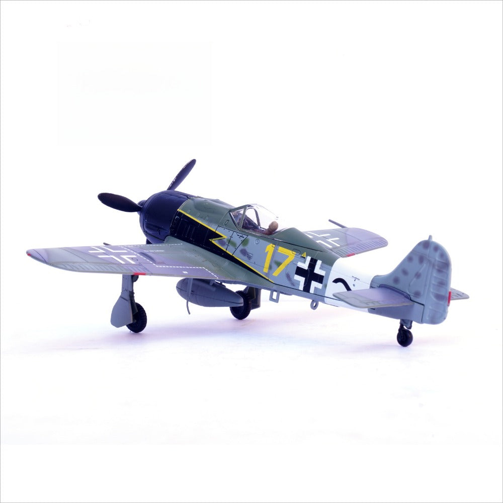 1/72 Scale Focke-Wulf Fw 190 A WWII German Fighter Aircraft 17# Barth Diecast Model