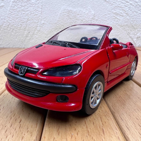 1/32 Scale Peugeot 206 CC Convertible Diecast Model Car