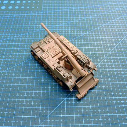 1/72 Scale M12 Gun Motor Carriage Pre-built Plastic Collectible Model