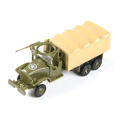 1/72 Scale GMC CCKW-353 US Military Truck Pre-built Plastic Collectible Model