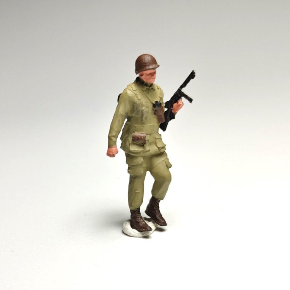1/72 Scale WWII Soldiers Miniature Painted Figures for Model Dioramas