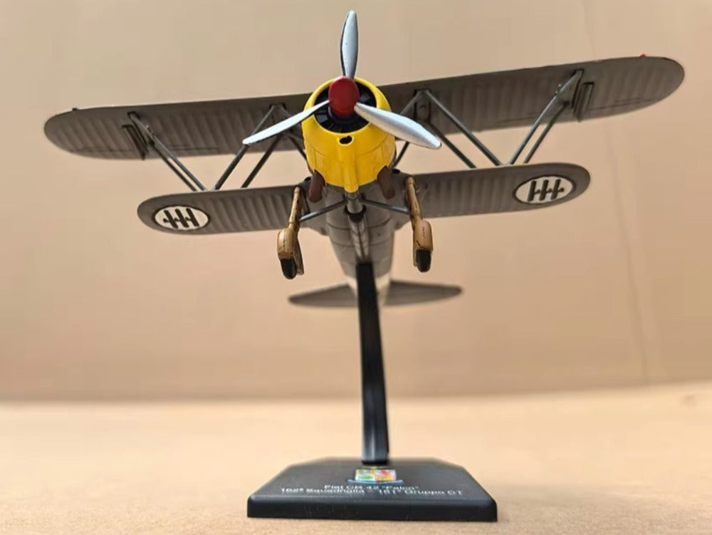 1/72 Scale Fiat CR.42 Falco WWII Italy Sesquiplane Fighter Diecast Model Aircraft