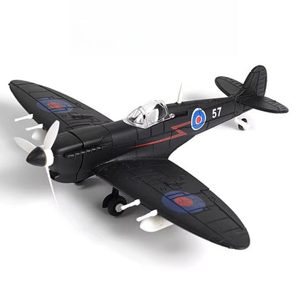 1/48 Scale Supermarine Spitfire WWII British Fighter Pre-built Plastic Collectible Model Aircraft