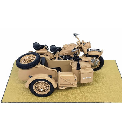 1/24 Scale BMW R75 Motorcycle Panzerfaust 30 WWII Military Vehicle Diecast Model