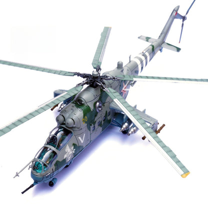 1/72 Scale Mil Mi-24V Attack Helicopter Russo-Ukrainian War Zaporizhzhia Diecast Model Aircraft