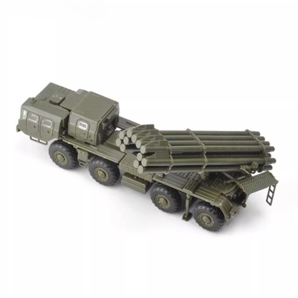1/72 Scale BM-30 9K58 Smerch Tornado Russian Multiple Rocket Launcher Pre-built Plastic Collectible Model