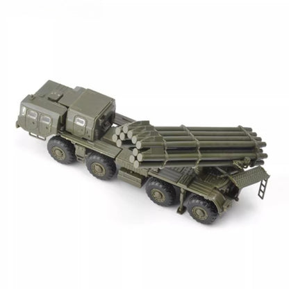 1/72 Scale BM-30 9K58 Smerch Tornado Russian Multiple Rocket Launcher Pre-built Plastic Collectible Model