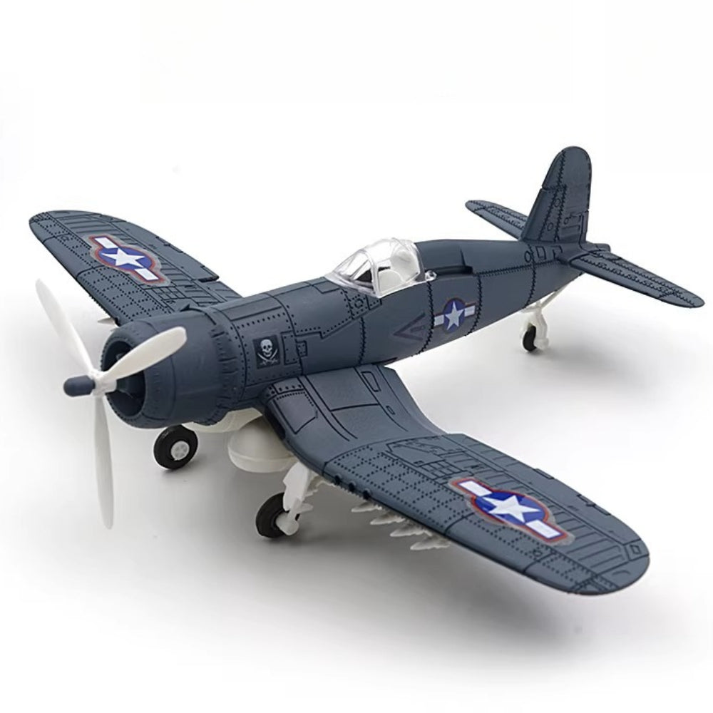 1/48 Scale Vought F4U Corsair American Carrier-Based Fighter-Bomber Pre-built Plastic Collectible Model Aircraft