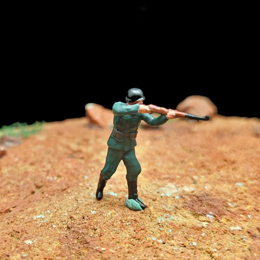 1/72 Scale WWII German Soldiers Execution Scene Painted Figures for Model Dioramas