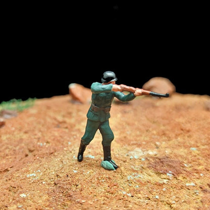1/72 Scale WWII German Soldiers Execution Scene Painted Figures for Model Dioramas