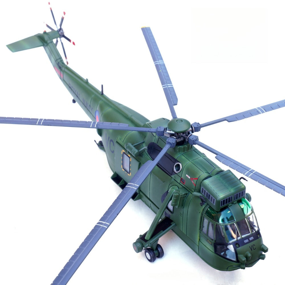 1/72 Scale Westland Sea King HC.4 Royal Navy ZA290 Helicopter Diecast Model Aircraft