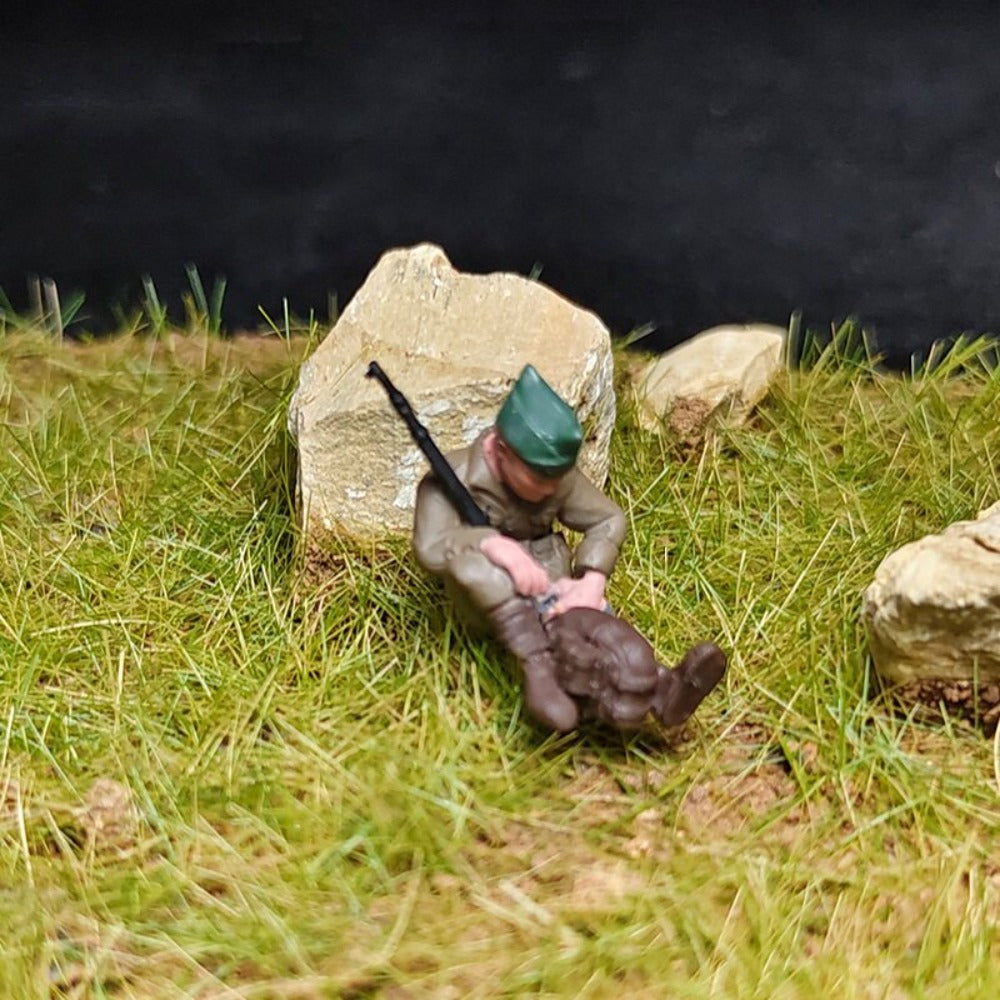 1/72 Scale WWII Polish Soldiers Painted Figurines for Model Dioramas