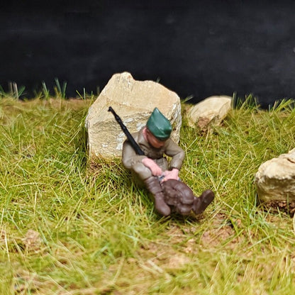 1/72 Scale WWII Polish Soldiers Painted Figurines for Model Dioramas