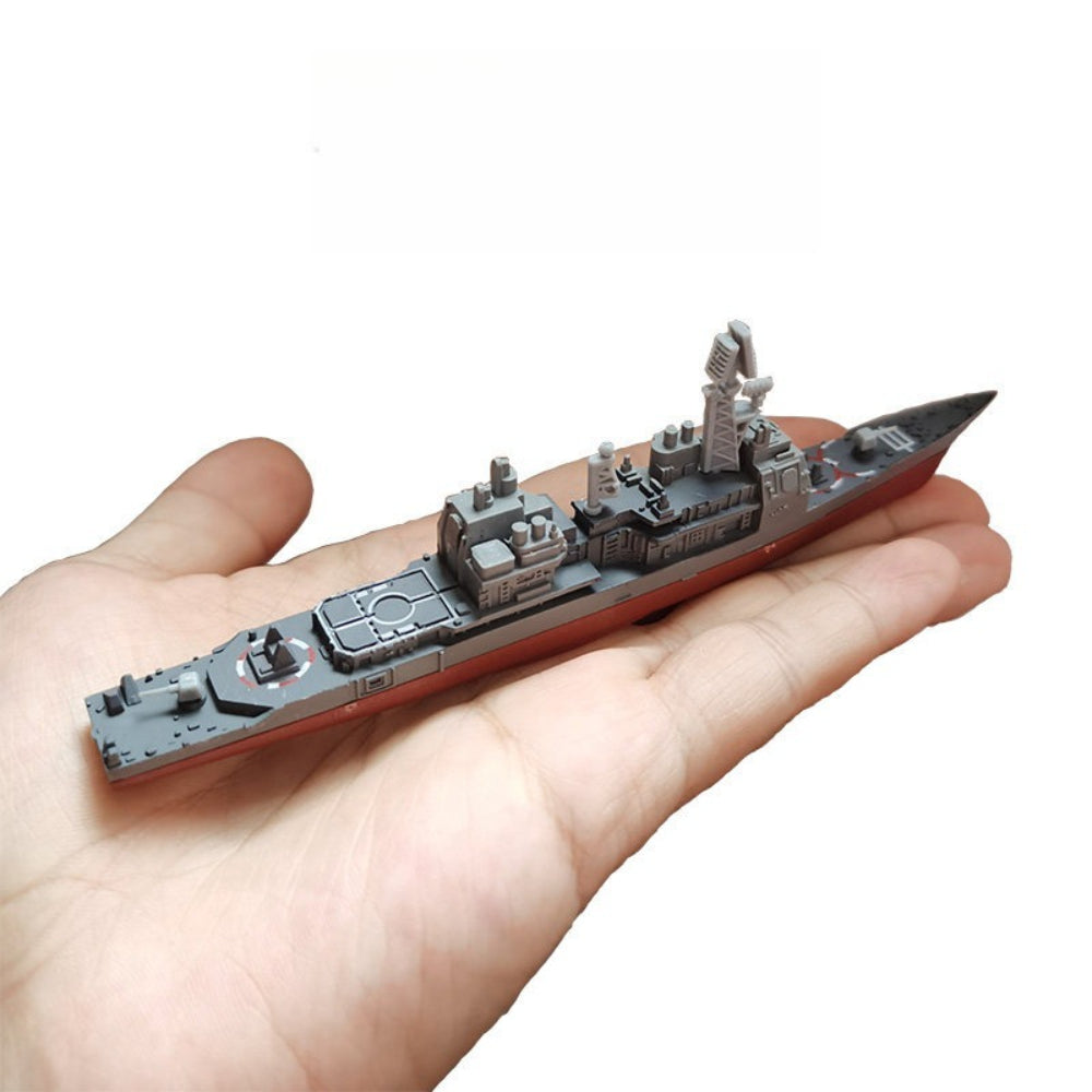 1/1100 Scale USS Vincennes CG-49 Ticonderoga-Class Guided Missile Cruiser Pre-built Plastic Collectible Model Ship