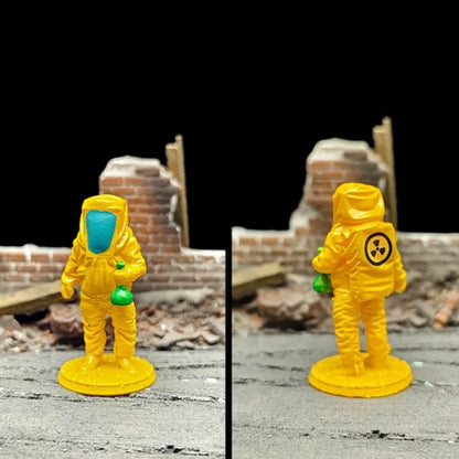 1/72 Scale Biochemical Soldiers Painted Figures for Model Dioramas