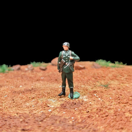 1/72 Scale WWII German Soldiers Painted Figurines Set for Model Dioramas