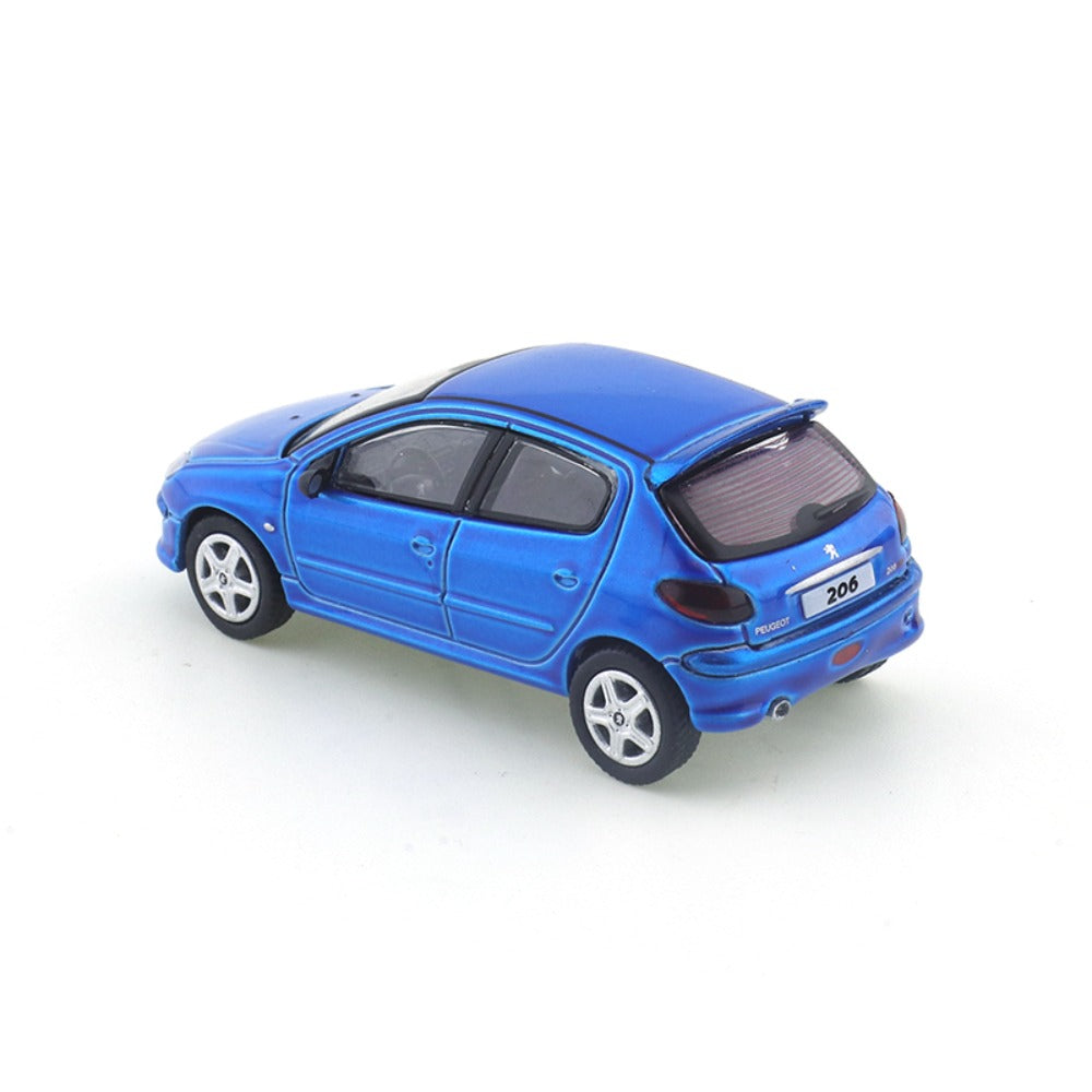 1/64 Scale Peugeot 206 5-door Hatchback Diecast Model Car