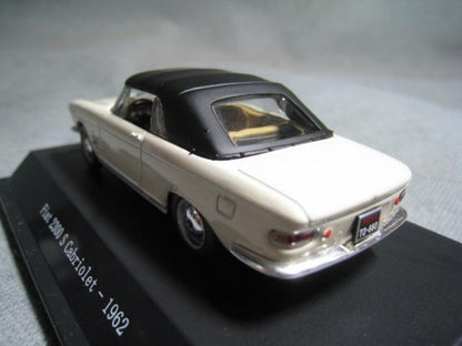 1/43 Scale 1962 Fiat 2300S Cabriolet Diecast Model Car