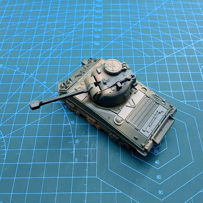 1/72 Scale M4A3 Sherman Medium Tank Pre-built Plastic Collectible Model