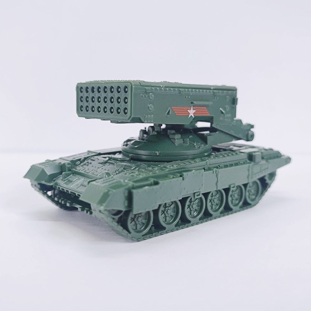1/72 Scale TOS-1 Buratino Heavy Flamethrower System Russian Multiple Rocket Launcher Pre-built Plastic Collectible Model
