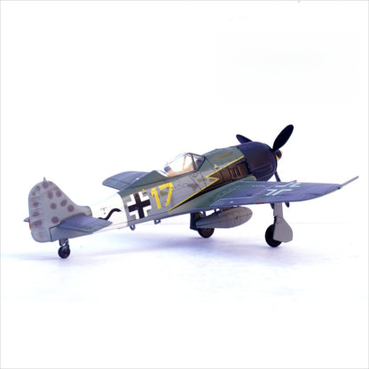 1/72 Scale Focke-Wulf Fw 190 A WWII German Fighter Aircraft 17# Barth Diecast Model