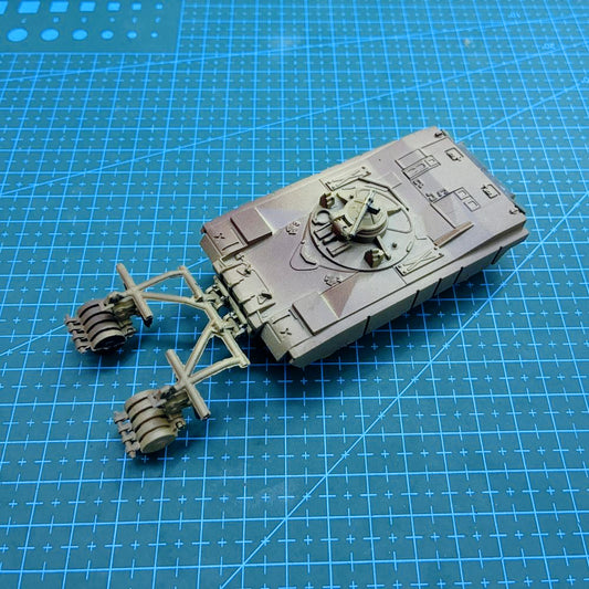 1/72 Scale M1 Panther II Mine-Clearing Vehicle Pre-built Plastic Collectible Model