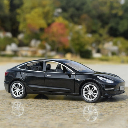 1/24 Scale Tesla Model 3 Electric Car Diecast Model