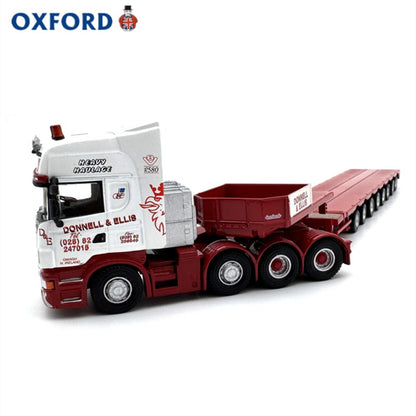 1/76 Scale Scania Donnell & Ellis Low Loader Diecast Model