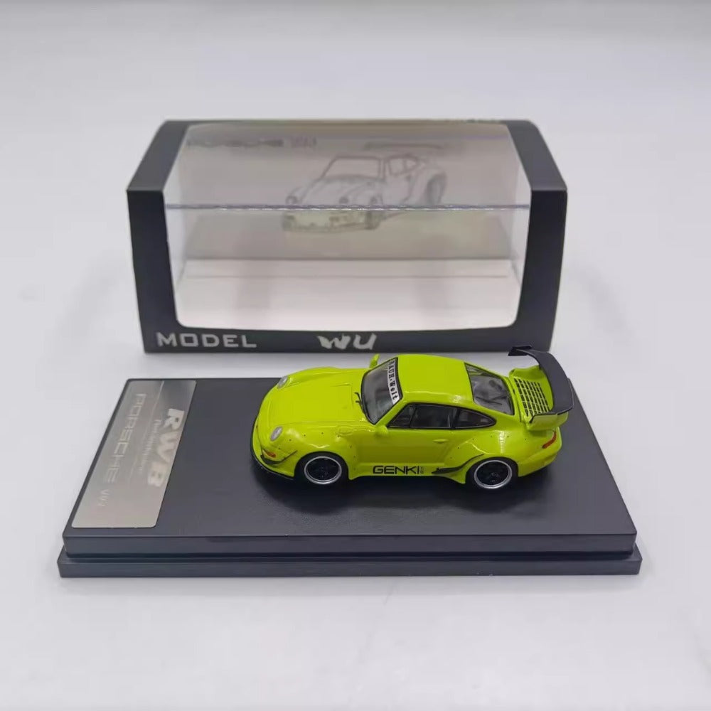 1/64 Scale RWB Porsche 911 (993) Sports Car Diecast Model