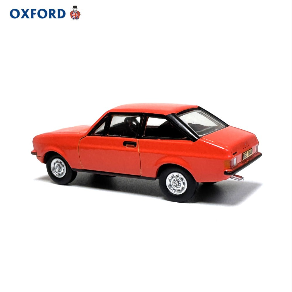 1/76 Scale Ford Escort Mark II Red Diecast Model Car