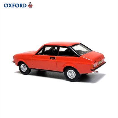 1/76 Scale Ford Escort Mark II Red Diecast Model Car