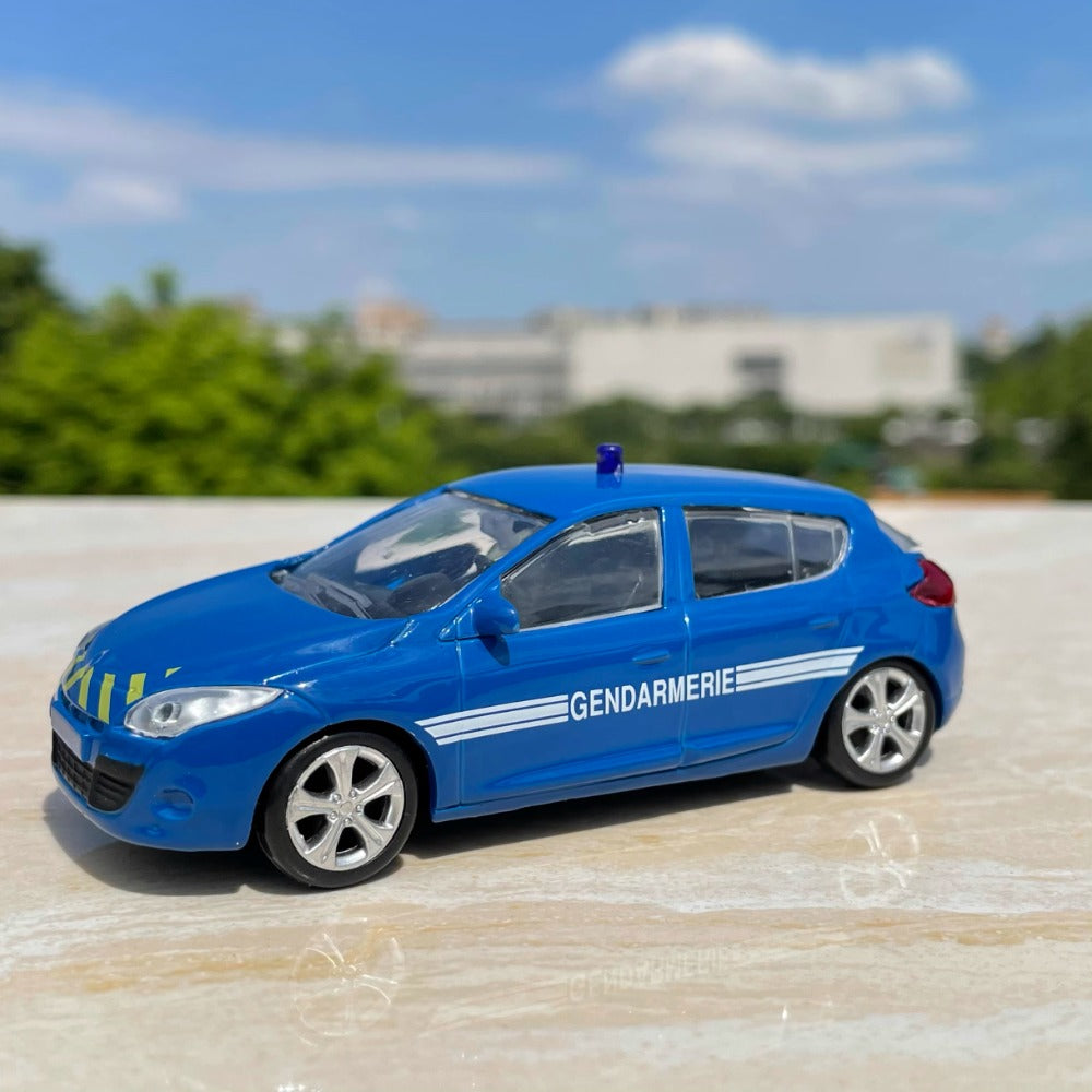 1/43 Scale Renault Megane Police Car Diecast Model
