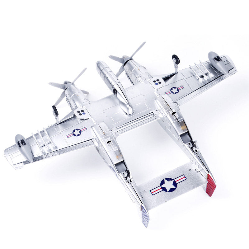 1/48 Scale North American F-82 Twin Mustang US Long-Range Escort Fighter Pre-built Plastic Collectible Model Aircraft