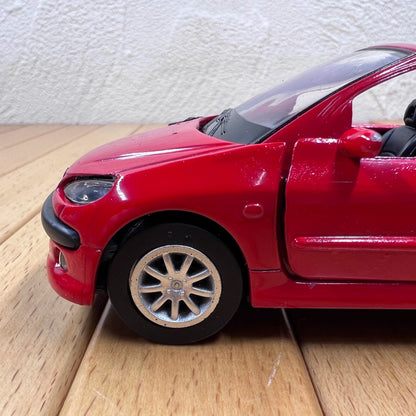 1/32 Scale Peugeot 206 CC Convertible Diecast Model Car