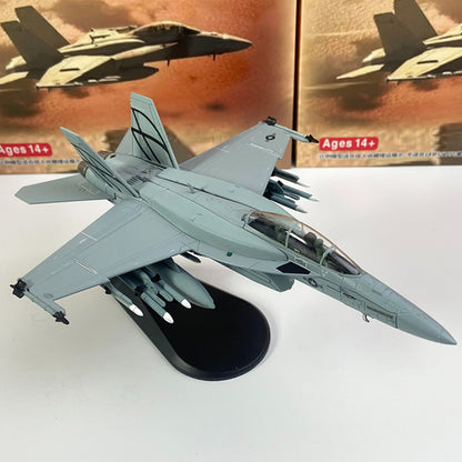 1/72/100 Scale F/A-18F Super Hornet US Navy Carrier-Based Multirole Fighter Diecast Model Aircraft