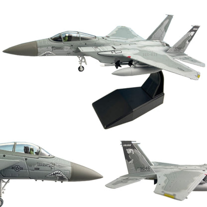 1/100 Scale McDonnell Douglas F-15C Eagle Air Superiority Fighter Diecast Model Aircraft
