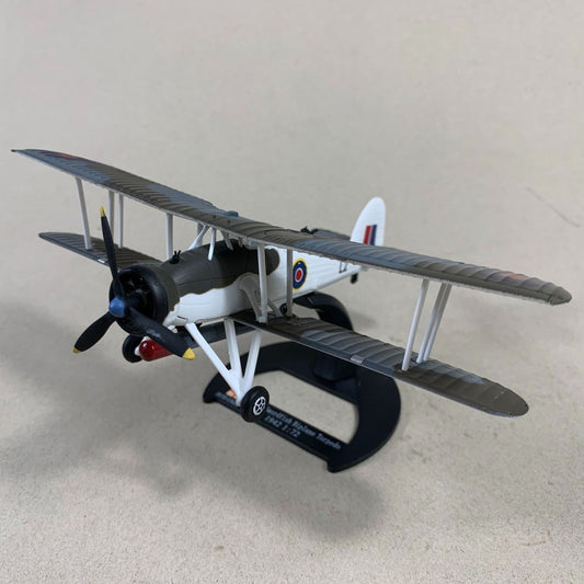 1/72 Scale 1942 Fairey Swordfish WWII British Biplane Torpedo Bomber Diecast Model Aircraft