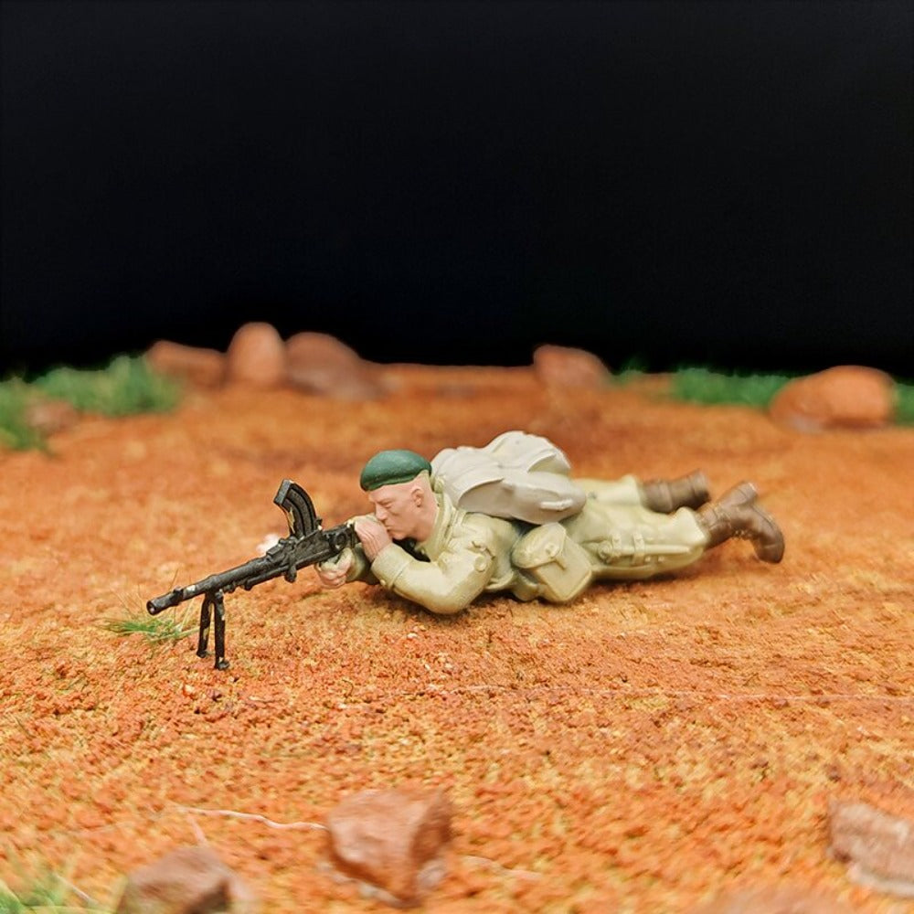 1/72 Scale Soldiers Painted Figures Set for Model Dioramas