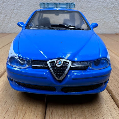 1/32 Scale Alfa Romeo 156 GTA Police Car Diecast Model