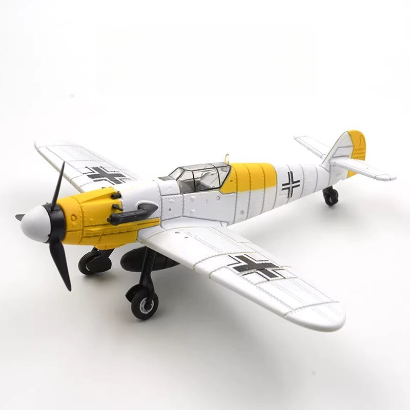 1/48 Scale Messerschmitt Bf 109 WWII German Monoplane Fighter Pre-built Plastic Collectible Model Aircraft