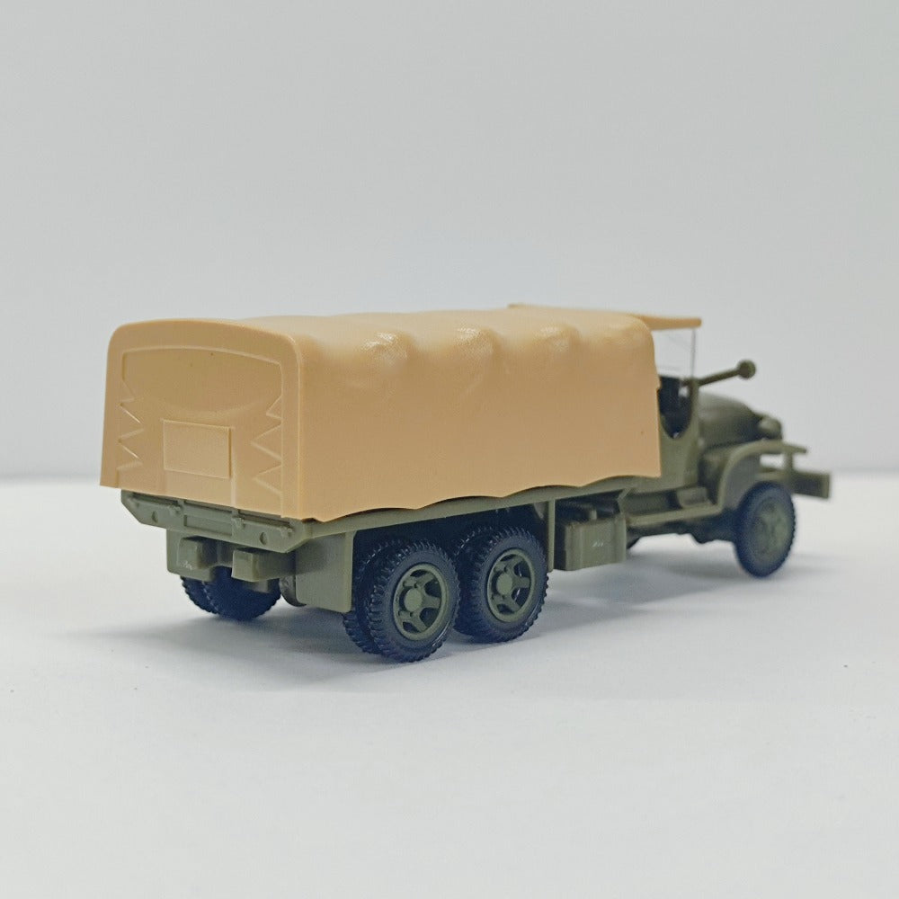 1/72 Scale GMC CCKW-353 US Military Truck Pre-built Plastic Collectible Model