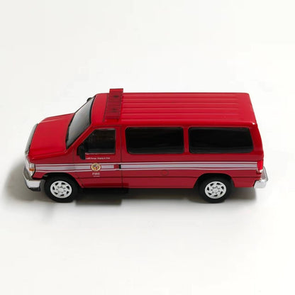 1/64 Scale Ford E-Series Los Angeles Fire Department Van Diecast Model Car