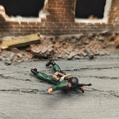 1/72 Scale German Soldiers Painted Figures Set for Model Dioramas
