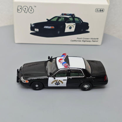 1/64 Scale Ford Crown Victoria California Highway Patrol Diecast Model Car
