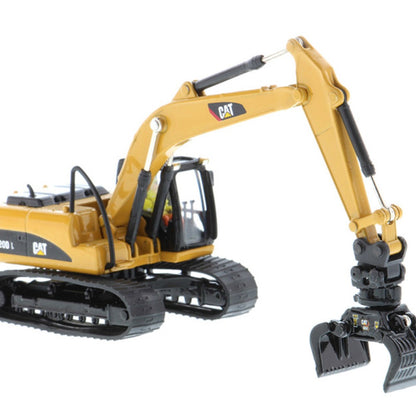 1/87 Scale Caterpillar 320D L Hydraulic Excavator with Multiple Work Tools Diecast Model DM85652