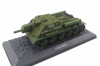 1/43 Scale 1943 SU-122 WWII Soviet Self-Propelled Howitzer Diecast Model